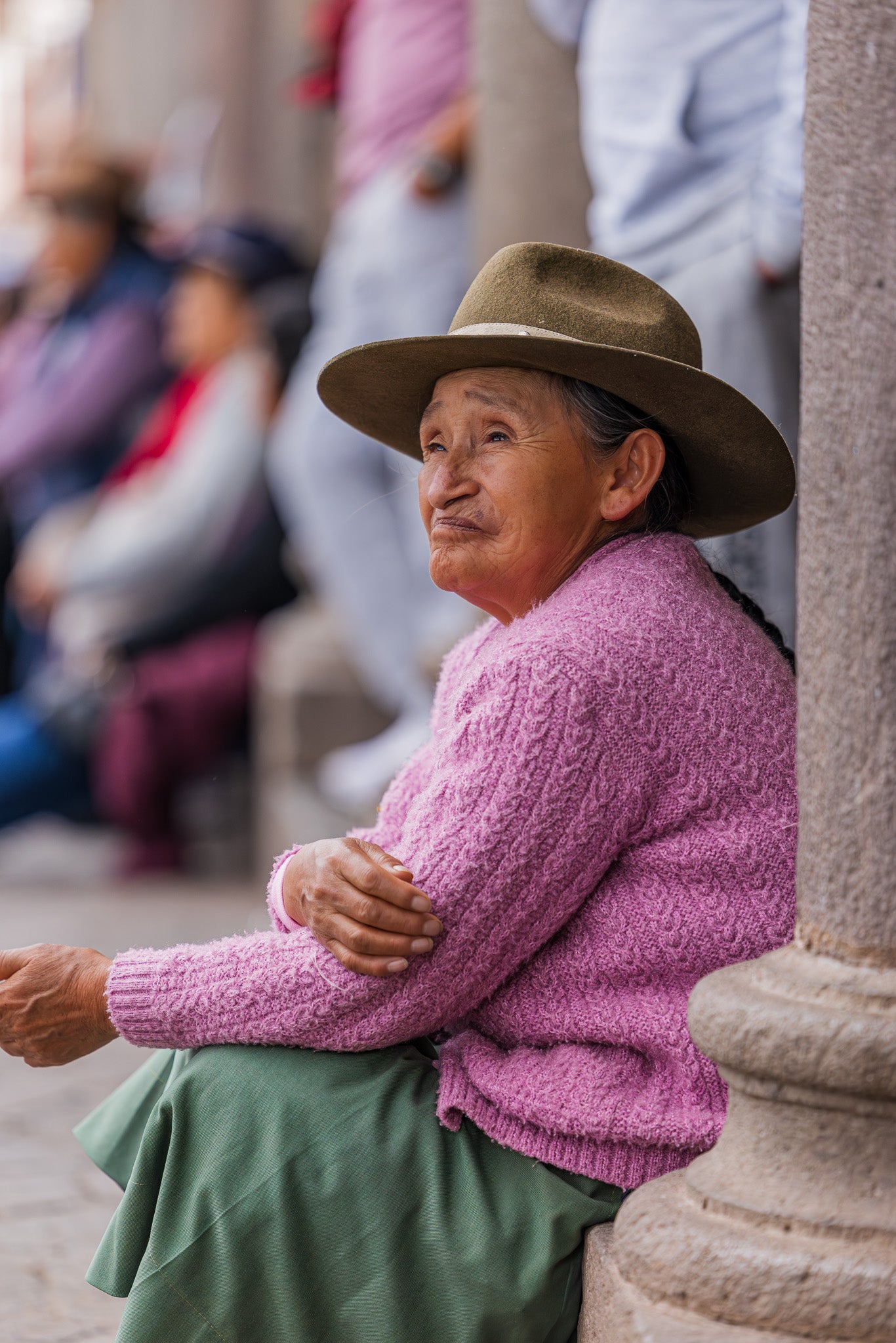 Elder Peruvian Lady
